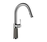 Schock SC-520 rubinetto da cucina, estraibile, orientabile, 555120SIL, SC-520 silverstone [Rubinetteria da Cucina > Rubinetti da Cucina]