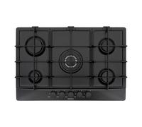 SCHOCK STP855HBK PIANO COTTURA 75CM 5 FUOCHI A GAS COLORE NERO OPACO