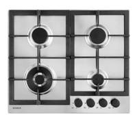 SCHOCK STR64THIX PIANO COTTURA DA INCASSO 60 CM 4 FUOCHI A GAS COLORE INOX