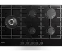 SCHOCK SVC85THBK PIANO COTTURA DA INCASSO 75 CM 5 FUOCHI A GAS COLORE NERO