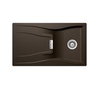 Schock Waterfall lavello da cucina, WATD100UBRO, D-100 U Waterfall bronzo [Lavelli da Cucina > per Base Sottolavello a partire da 50 cm]