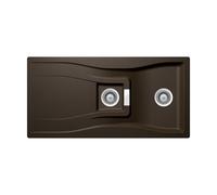 Schock Waterfall lavello da cucina, WATD150UBRO, D-150 U Waterfall bronzo [Lavelli da Cucina > per Base Sottolavello a partire da 60 cm]