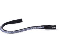 Schockemöhle Sports Frontalino 'Browband Siena', Black/Light Blue - Full