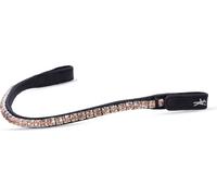 Schockemöhle Sports Frontalino 'Browband Siena', Black/Silk - Full