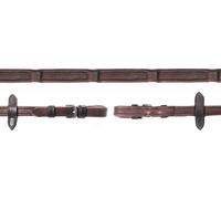 Schockemöhle Sports Redini in Pelle "Durasoft Reins" - Marrone scuro