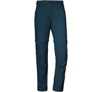 Schöffel Donna Pantaloni Ascona Cerniera Spento, Chiaro E Confortevole Pantaloni Donna con Ottimale Modellante, Flessibile Pantaloni Outdoor per Donne, Abito Blues, 40