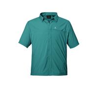 Schöffel Camicia funzionale 'Hohe Reuth' blu ciano Uomo Schöffel 4XL blu ciano