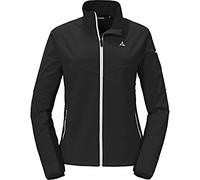 Schöffel Giacca Softshell da Corsa, Taglia 411 Donna, Nero, 38