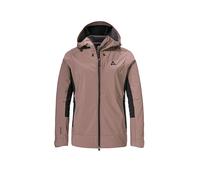 SCHÖFFEL Giacca softshell da turismo da donna Milagle con cappuccio marrone chiaro | 42