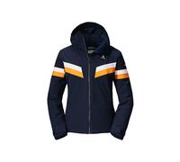 Schöffel Giacca sportiva 'Brunnenkopf2' blu scuro / arancione / bianco Donna Schöffel S blu scuro / arancione / bianco
