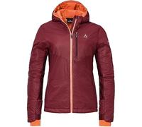 Schöffel Ins Hybrid Black Raven L, Giacca Donna, Borgogna Scuro, 46