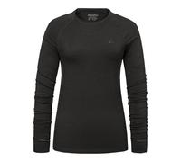 Schöffel Maglia da Donna a Maniche Lunghe, Stile Luterra, Confezione da 1 | Caldo strato base ad alte prestazioni, elasticizzato a 4 vie, lana merino, collo rotondo, orlo elastico