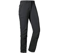 Schöffel Pantaloni da Donna Engadin1 Zip off Comodi ed Elastici da Donna con Funzione Zip-off, freschi e ad Asciugatura Rapida, Donna, Pantaloni Lunghi da Escursionismo, 12640, Asfalto, 48