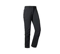 Schöffel Pants Engadin1, Pantaloni Elastici da Donna con Funzione Zip-off, rinfrescanti e ad Asciugatura Rapida, Nero, 44