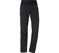 Schöffel Pantaloni Softshell da Corsa, Taglia Donna, Nero, 36