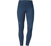 Schöffel Tight Imada Trekking con Tasca per Cellulare Integrata, Leggings Sportivi con Elastico in Vita e Elasticizzato in 4 direzioni, Abito Blues, 44 Donna