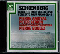 Schoenberg Concerto Pour Piano OP.42 Violine OP. 36