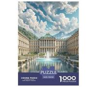 Schönbrunn Palace 1000 Pezzi Puzzle Difficile Regalo Per Gli Amanti Dei Building Per Adulti E Bambini Dai 12 Anni Qualità Premium Sfide Extra Divertenti Intrattenimento Creativo 70x50cm/1000pcs