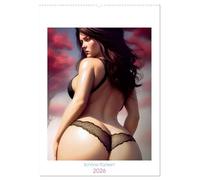 Schöne Rücken! (Wandkalender 2026 DIN A2 hoch), CALVENDO Monatskalender: Die Anatomie eines Frauenkörpers von hinten gesehen!