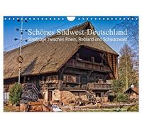 Schönes Südwest-Deutschland Streifzüge zwischen Rhein, Rebland und Schwarzwald (Wandkalender 2026 DIN A4 quer), CALVENDO Monatskalender: Da leben, wo andere Urlaub machen