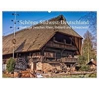 Schönes Südwest-Deutschland Streifzüge zwischen Rhein, Rebland und Schwarzwald (Wandkalender 2026 DIN A2 quer), CALVENDO Monatskalender: Da leben, wo andere Urlaub machen