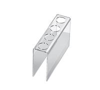 SCHÖNHUBER FRANCHI set di alzata in plexiglass trasparente, con 4 fori porta coni per presentazioni finger food ideali per Eventi, Catering, Party, Ristoranti, bar pasticcerie