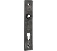 SCHÖRGHOFER 2542 PZ88 - Targa lunga AIST-PZ 88, ferro zincato vecchio spazzolato,