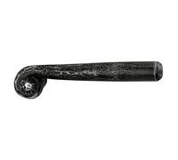 SCHÖRGHOFER 2542 R spinta parte ferro AIST zincato vecchio spazzolato, destro,
