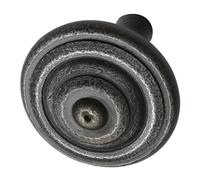 SCHÖRGHOFER 2545 Pomello/ROSETTE Pomello per porta KLAM, rivettato in rosa ornamentale, rotondo, ferro vecchio