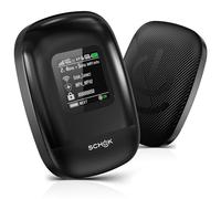 SCHOK Hotspot mobile 4G LTE - WiFi portatile Cat 12 per viaggi, doppia banda (2,4 GHz/5 GHz), 600 Mbps Download ad alta velocità, supporta 16 dispositivi collegati, sbloccato solo per Verizon e MVNO