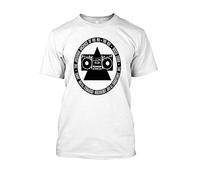 SCHOL The KLF Old School Rave Shirt Pyramid Blaster LastTrain to Trancentral JustifiedWhite M