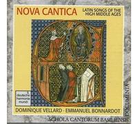 SCHOLA CANTORUM BASILIENSIS (coro) - Nova Cantica - Latin songs of the high Middle Ages /Vellard · Bonnardot