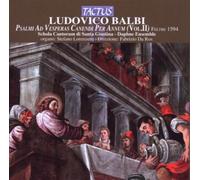 Ludovico Balbi Ludovico Balbi: Psalmi Ad Vesperas Canendi Per Annum - Volum (CD)