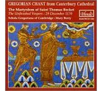Schola Gregoiana Of Cambridge - Gregorian Chant From Canterbury Cathedral