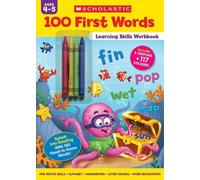 Scholastic 100 First Words Learning Skills Workbook (Tascabile)