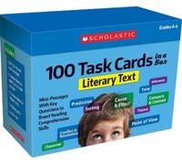 Scholastic 100 Task Cards in a Box: Literary Text (Mixed Media Product)