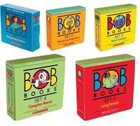 Scholastic Bob Books Complete 5 Box Set Collection (Set #1 - Set #5) - Beginning Readers, Advancing Beginners, Word Families, Complex Words, Long Vowels