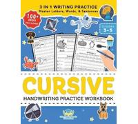 Scholastic Panda Cursive Handwriting Practice Workbook for 3rd 4th 5 (Tascabile)
