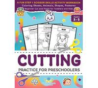 Scholastic Panda Education Cutting Practice for Preschoolers (Tascabile)