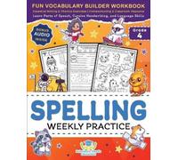 Scholastic Panda Education Spelling Weekly Practice for 4th Grade (Tascabile)