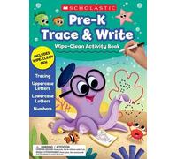 Scholastic Pre-K Trace & Write Wipe-Clean Activity Book (Tascabile)