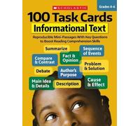 Scholastic Scholastic Teaching Resources 100 Task Cards (Tascabile)