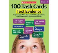 Scholastic Teaching Resources Scholasti 100 Task Cards: Text Evidenc (Tascabile)