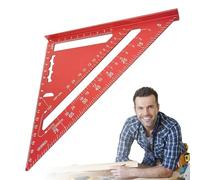 Scholastic Triangle - Triangle Ruler Set Square | Metric Engineer Scale Ruler | Drafting Triangoli | Alluminio Lega Precision Tool For Carpentry Construction Drafting Architectural Engineering