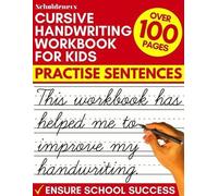 Scholdeners Cursive Handwriting Workbook for Kids (Tascabile)