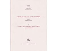 Scholia graeca in Platonem. Scholia ad dialogos tetralogiarum I-VII continens (Vol. 1)