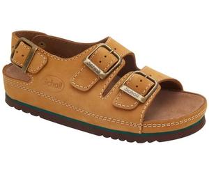 Scholl AIR BAG BACK STRAP NUBUCK UNISEX BIOPRINT CUOIO 36