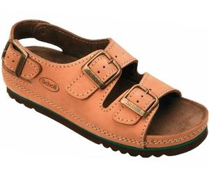 Scholl Air Bag Back Strap Sandali ortopedici in Cuoio