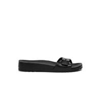 Scholl Bahia Ciabatta Donna Leggera e Flessibile, Plantare Anatomico Bioprint con Effetto Sabbia Antiscivolo, Fibbia Regolabile, Asciugatura Rapida per Piscina, Spa e Palestra