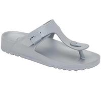 Scholl Bahia Flip-flop, Flip-Flop Donna, Argento, 42 EU